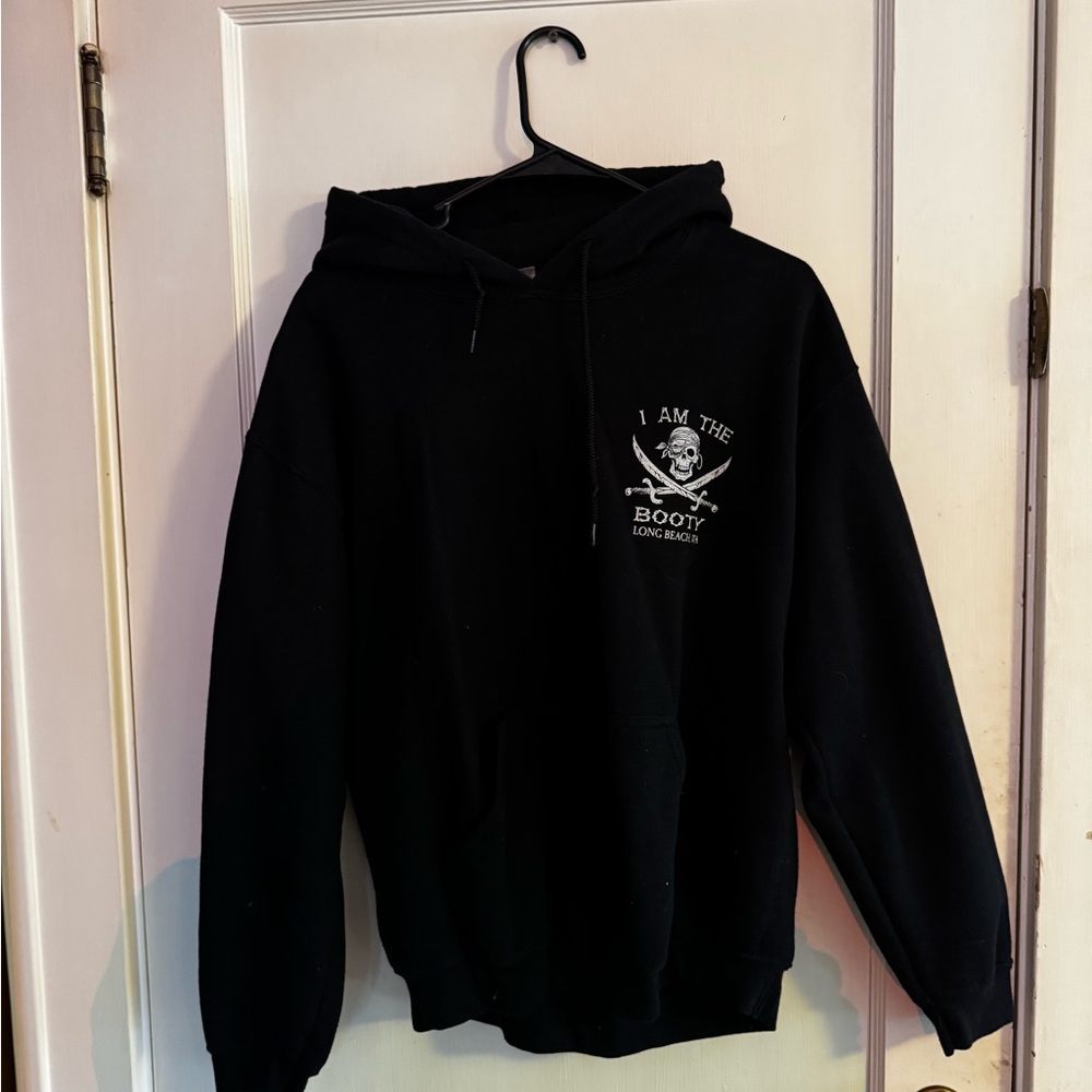 Black Hoodie with Skull Design